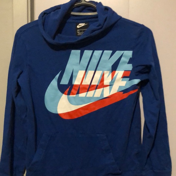 Large boys blue Nike hoodie - Picture 1 of 2